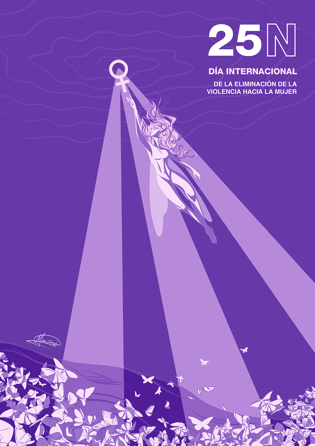 Cartel para el 25N (Día Internacional de la Eliminación de la Violencia contra la Mujer)