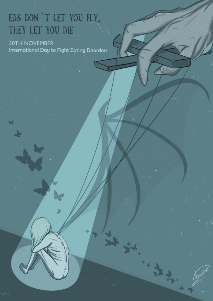 Cartel para el 30N (Día Internacional de la Lucha contra los Trastornos de la Conducta Alimentaria)