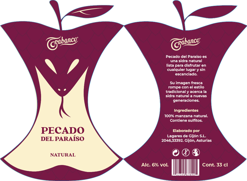 Etiqueta Sidra (Natural)